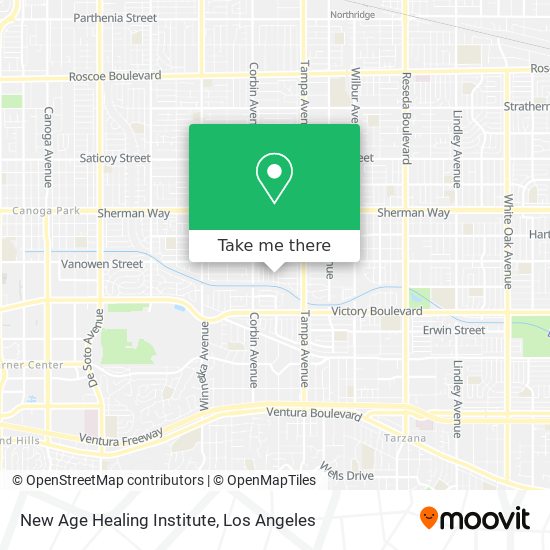 New Age Healing Institute map