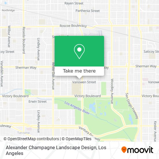 Alexander Champagne Landscape Design map