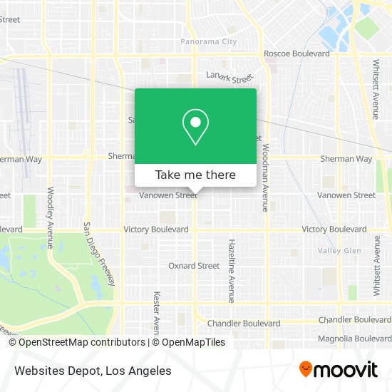 Mapa de Websites Depot