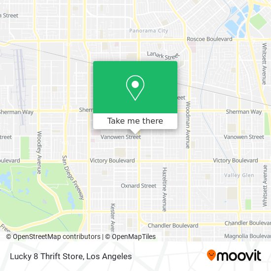 Mapa de Lucky 8 Thrift Store