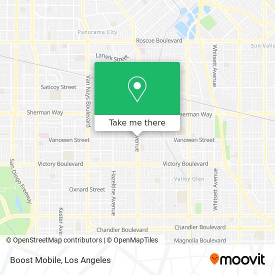 Boost Mobile map