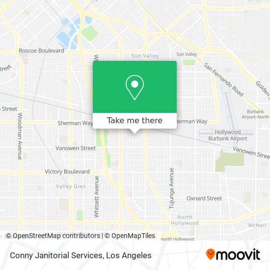 Conny Janitorial Services map