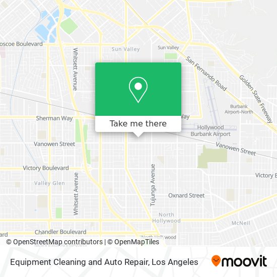 Equipment Cleaning and Auto Repair map