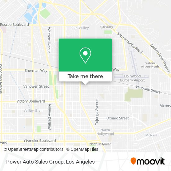Mapa de Power Auto Sales Group
