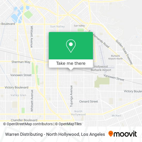 Warren Distributing - North Hollywood map
