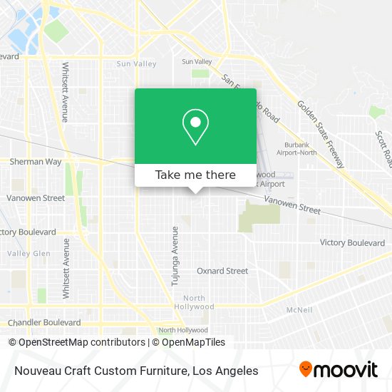 Nouveau Craft Custom Furniture map