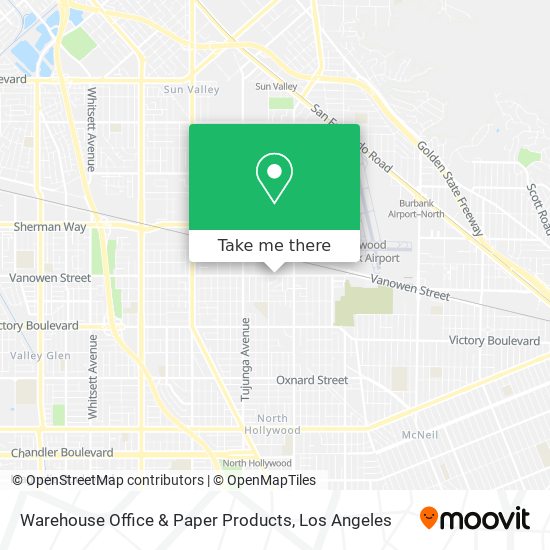 Mapa de Warehouse Office & Paper Products
