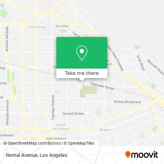 Rental Avenue map