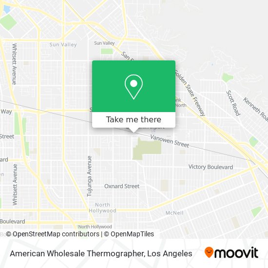 Mapa de American Wholesale Thermographer