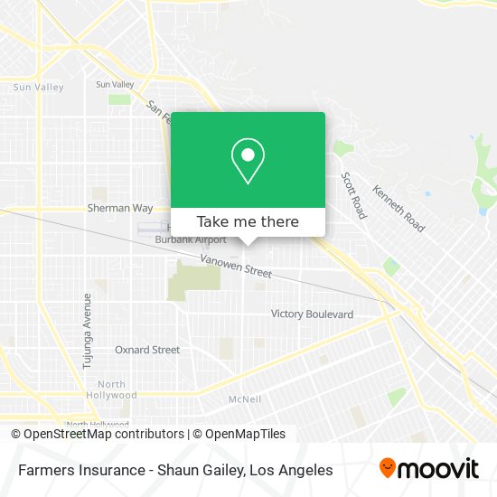 Farmers Insurance - Shaun Gailey map