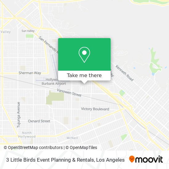 Mapa de 3 Little Birds Event Planning & Rentals