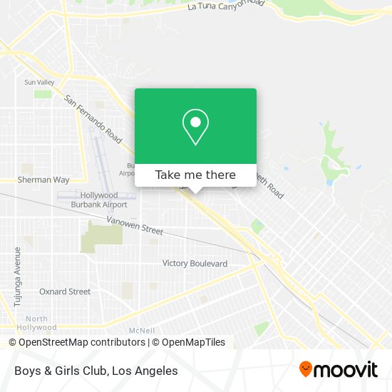 Boys & Girls Club map