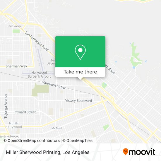 Miller Sherwood Printing map