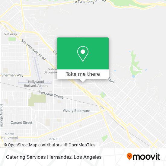 Catering Services Hernandez map