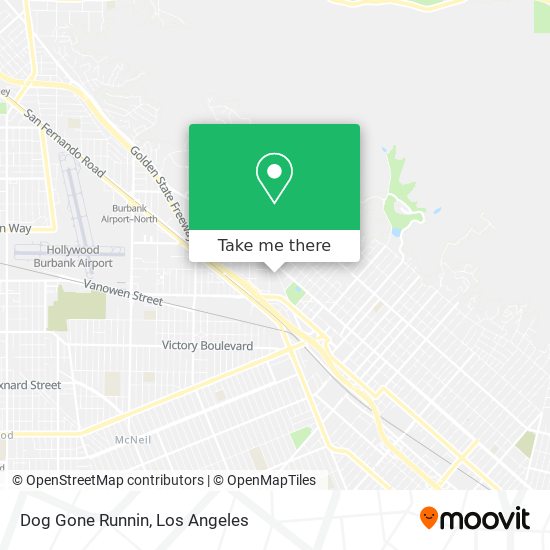 Dog Gone Runnin map