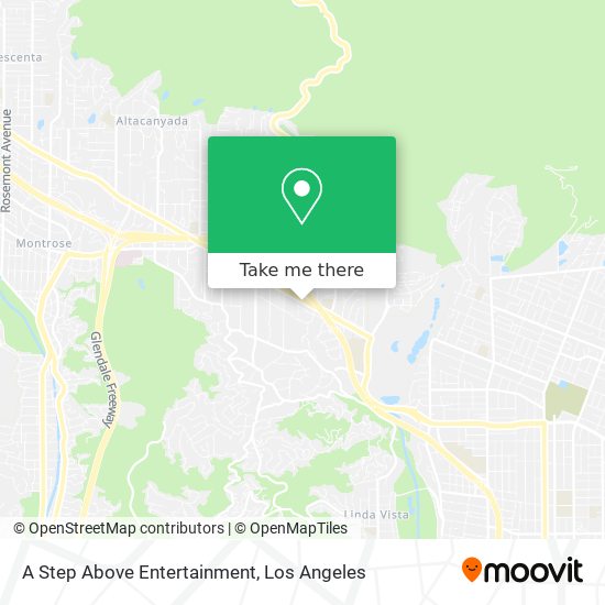 A Step Above Entertainment map