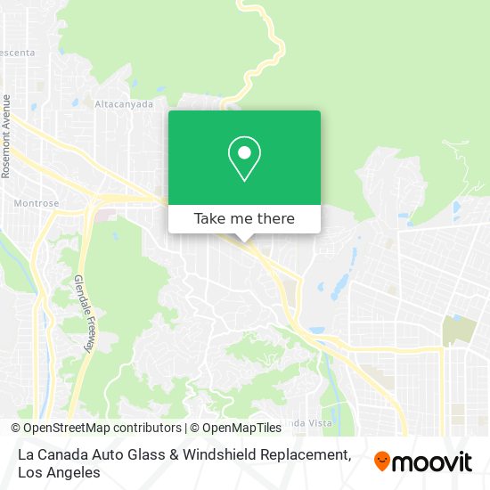 La Canada Auto Glass & Windshield Replacement map