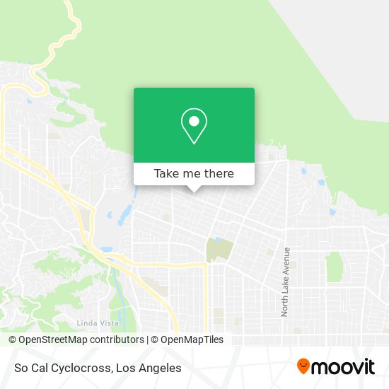 So Cal Cyclocross map