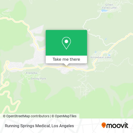 Mapa de Running Springs Medical