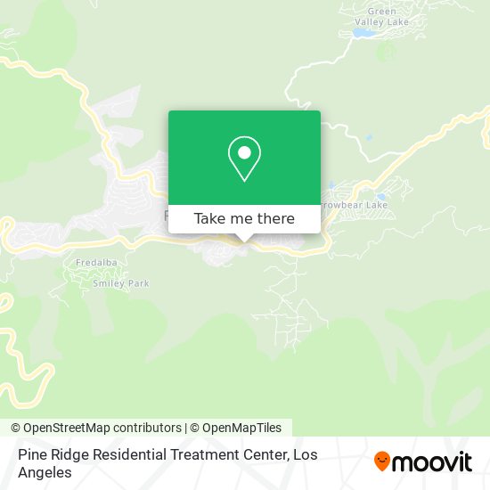 Mapa de Pine Ridge Residential Treatment Center