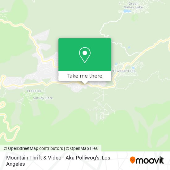 Mapa de Mountain Thrift & Video - Aka Polliwog's