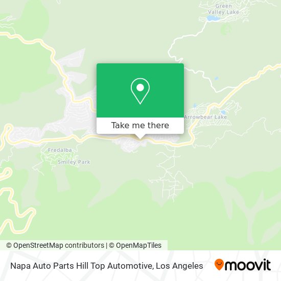 Napa Auto Parts Hill Top Automotive map