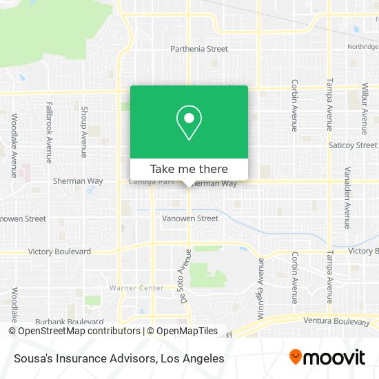 Sousa's Insurance Advisors map