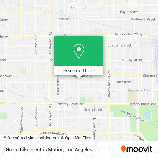 Mapa de Green Bike Electric Motion