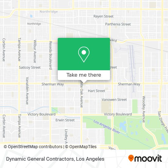 Dynamic General Contractors map