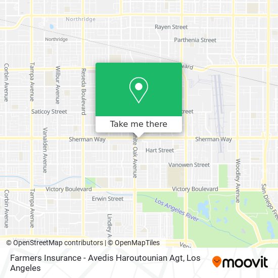 Farmers Insurance - Avedis Haroutounian Agt map