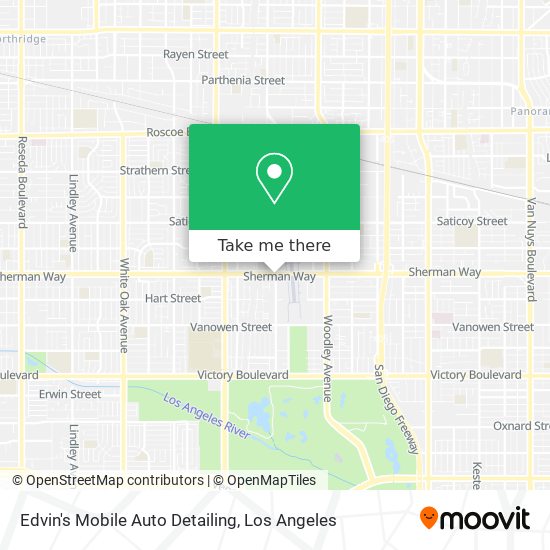 Edvin's Mobile Auto Detailing map