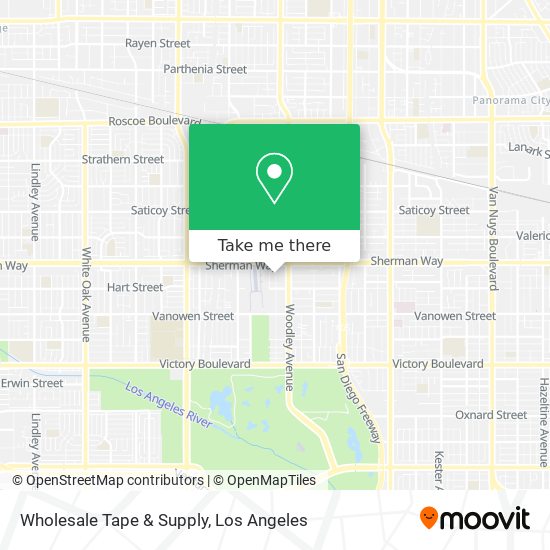 Wholesale Tape & Supply map