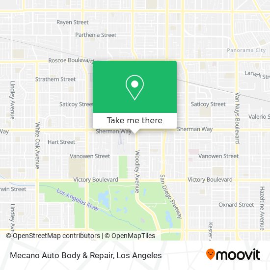 Mecano Auto Body & Repair map