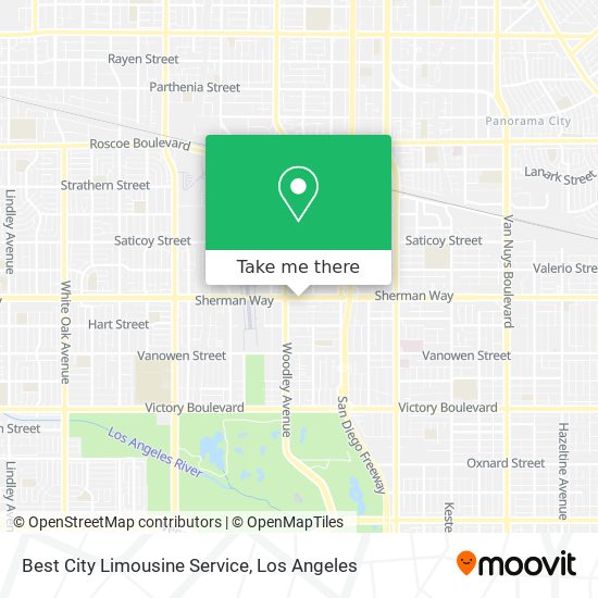 Mapa de Best City Limousine Service