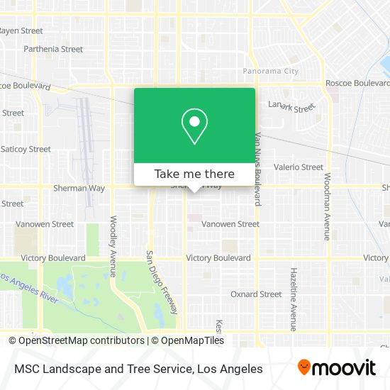 MSC Landscape and Tree Service map