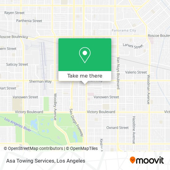 Mapa de Asa Towing Services