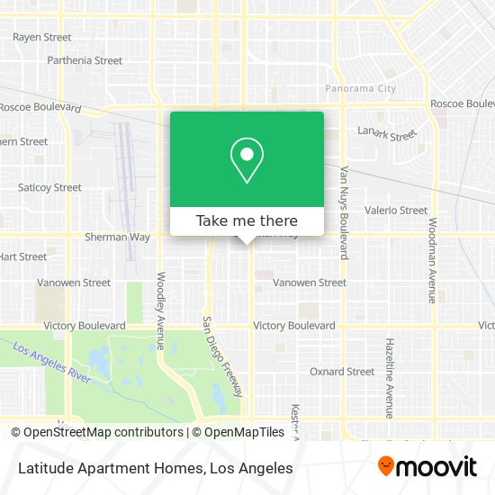 Mapa de Latitude Apartment Homes