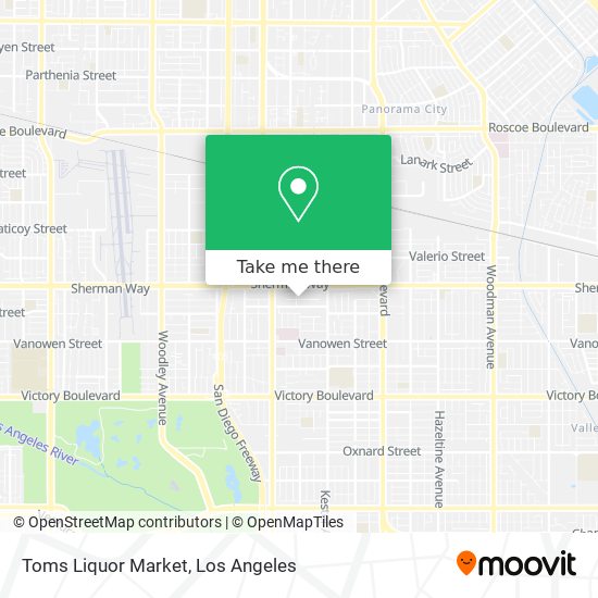 Mapa de Toms Liquor Market