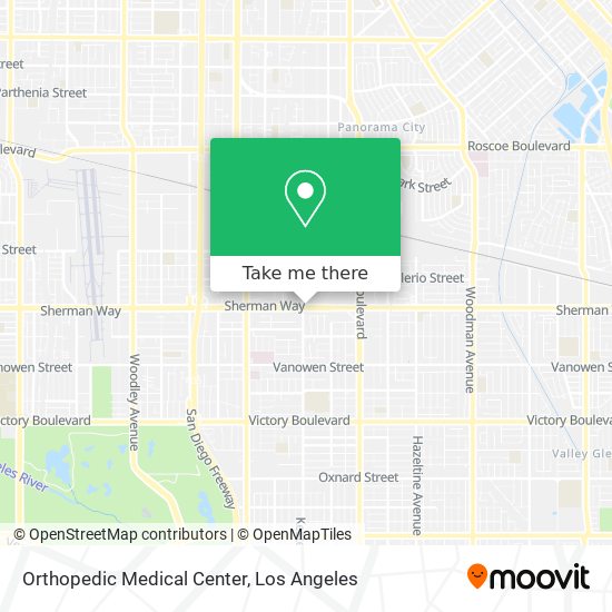 Mapa de Orthopedic Medical Center