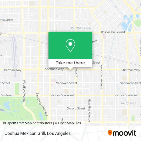 Joshua Mexican Grill map