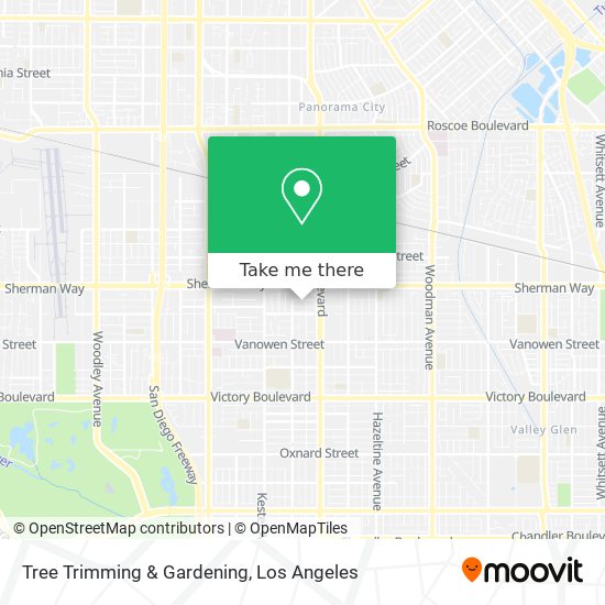 Tree Trimming & Gardening map