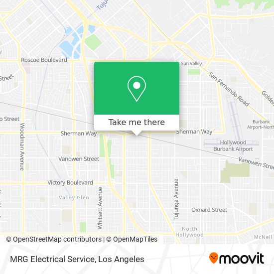 MRG Electrical Service map