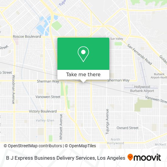B J Express Business Delivery Services map