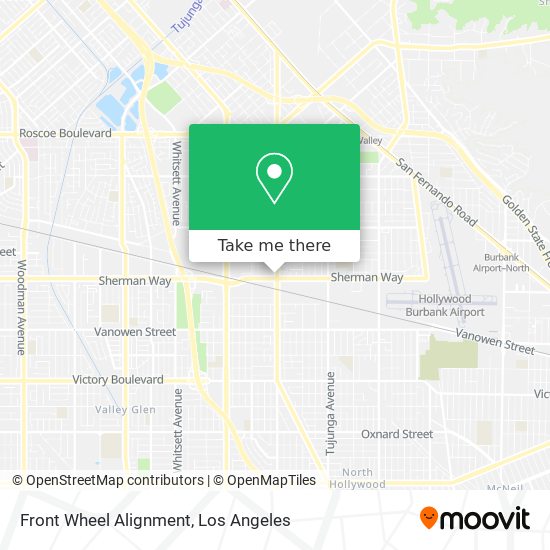 Front Wheel Alignment map