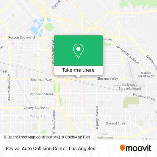 Mapa de Revival Auto Collision Center