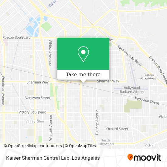 Kaiser Sherman Central Lab map