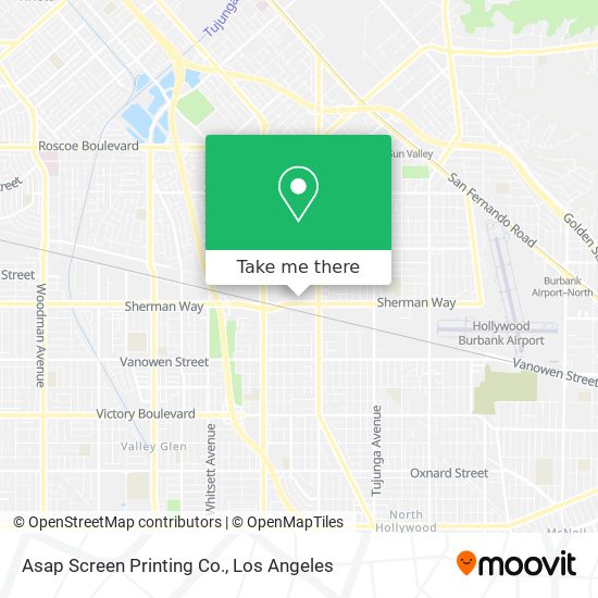 Asap Screen Printing Co. map