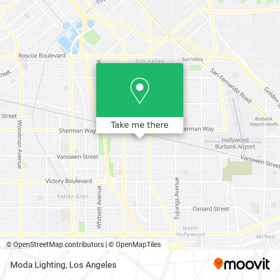 Moda Lighting map