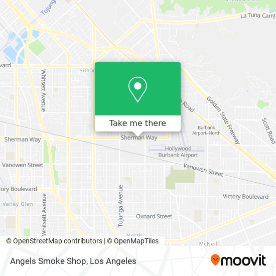 Angels Smoke Shop map