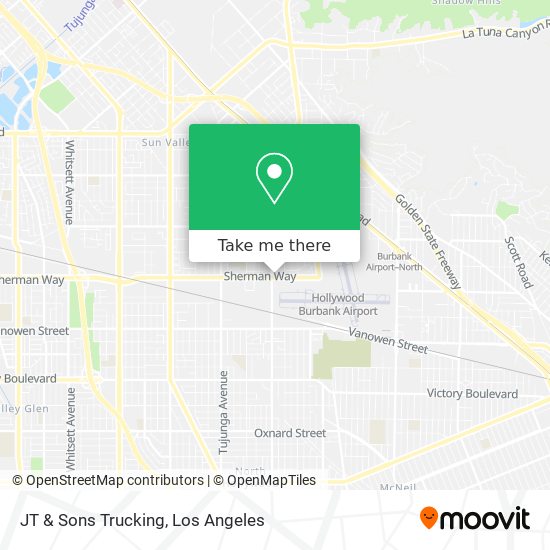 Mapa de JT & Sons Trucking